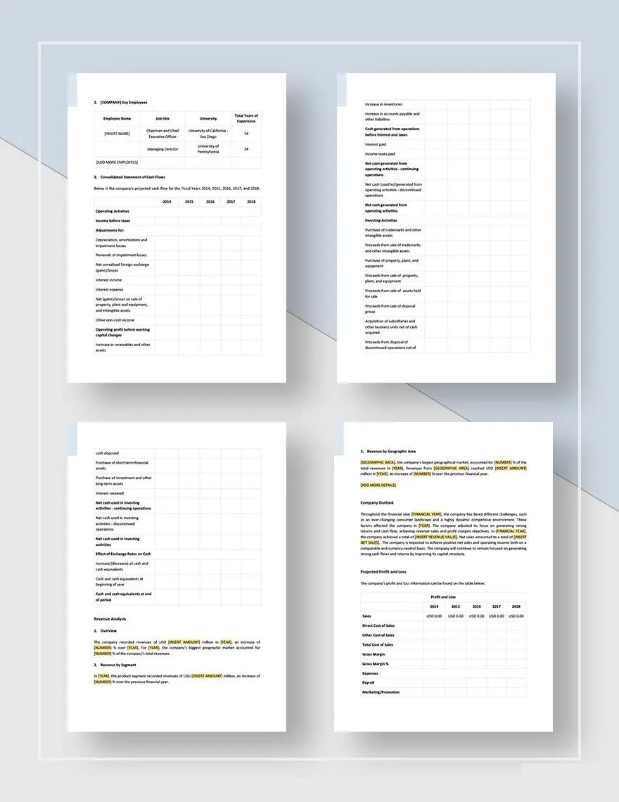 Current Situation Analysis Template