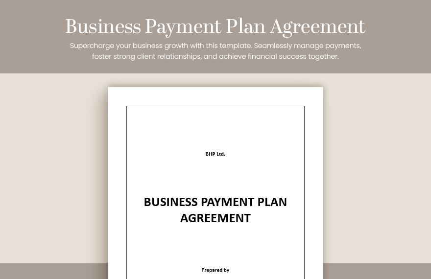 10+ Payment Agreement Template Bundle