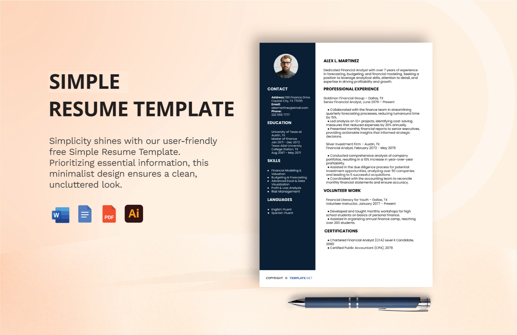 Simple Resume Template