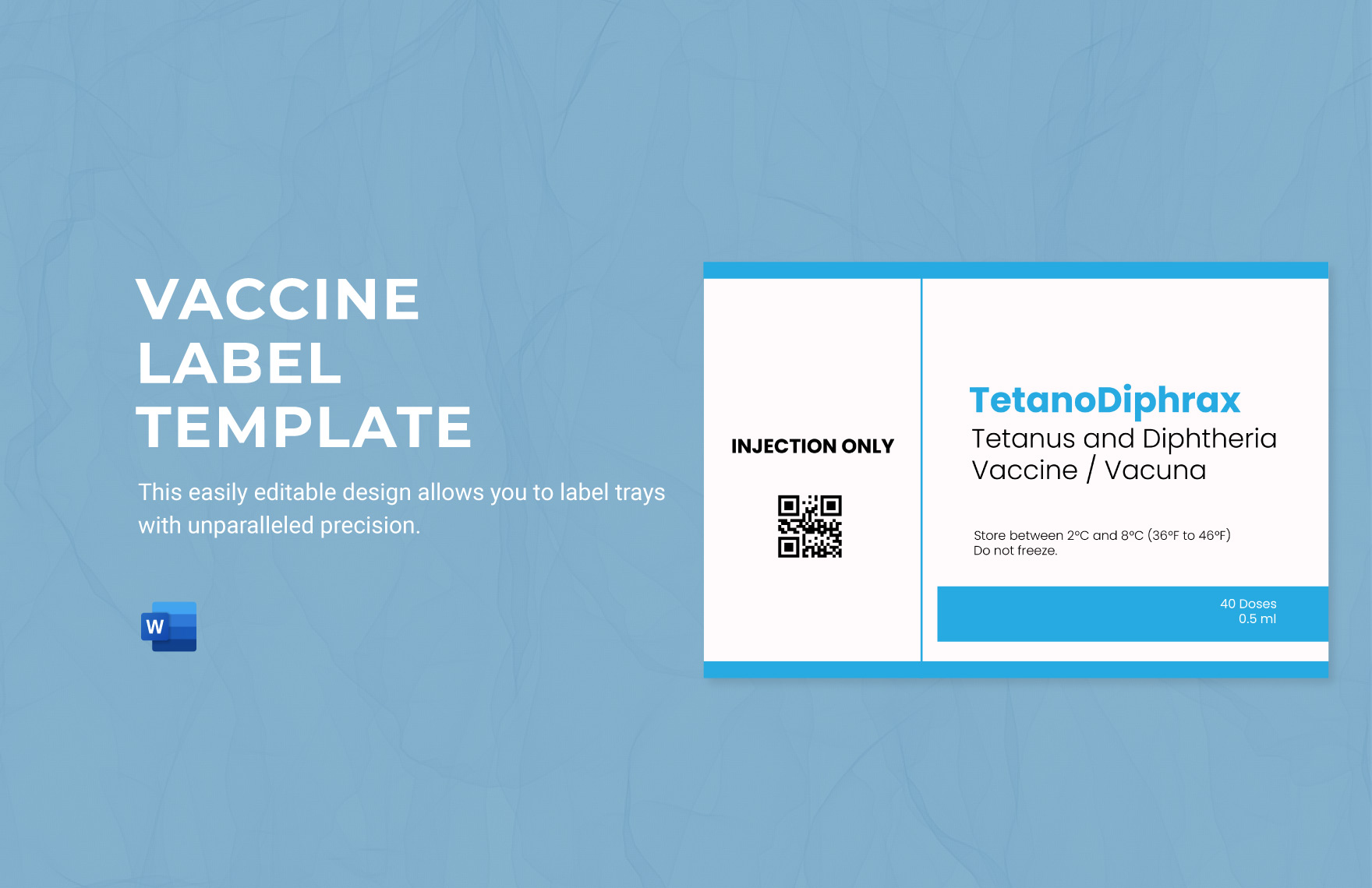 Vaccine Label Template