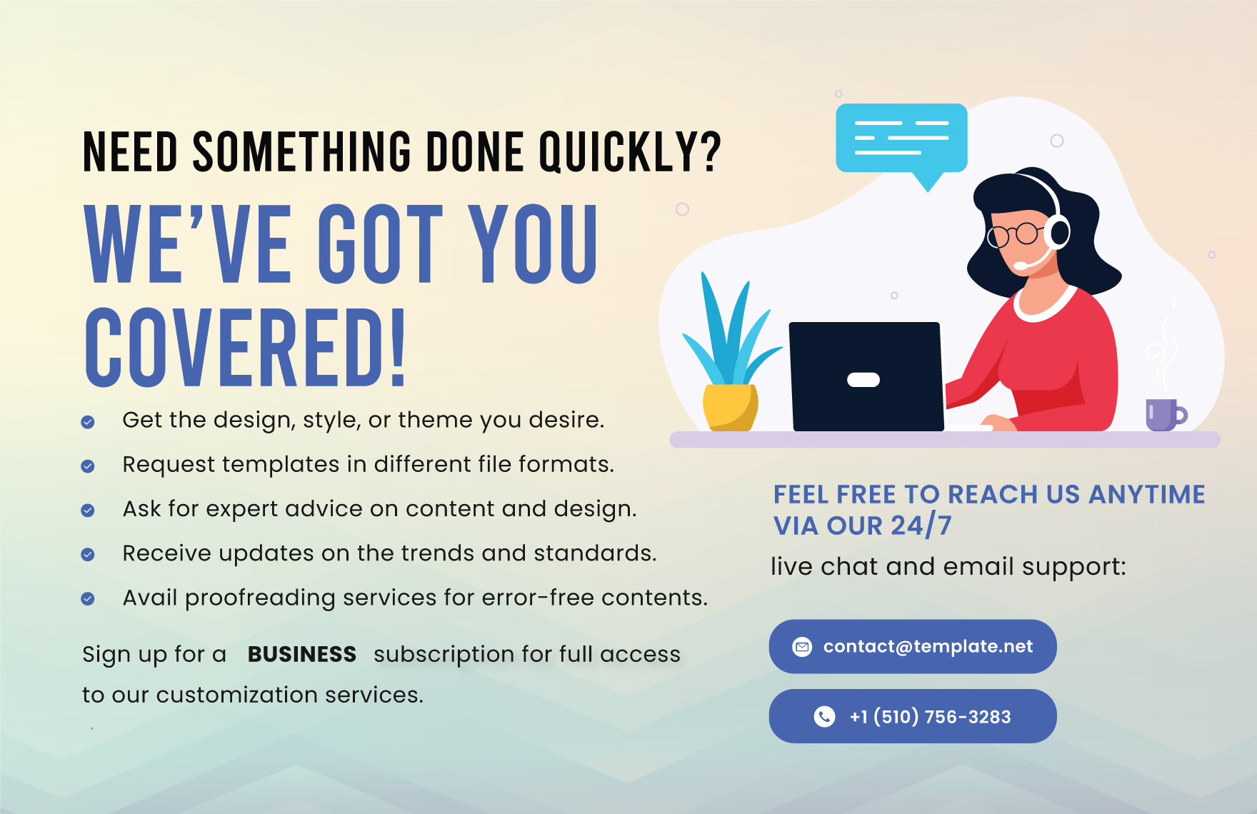Computer Repair Invoice Template