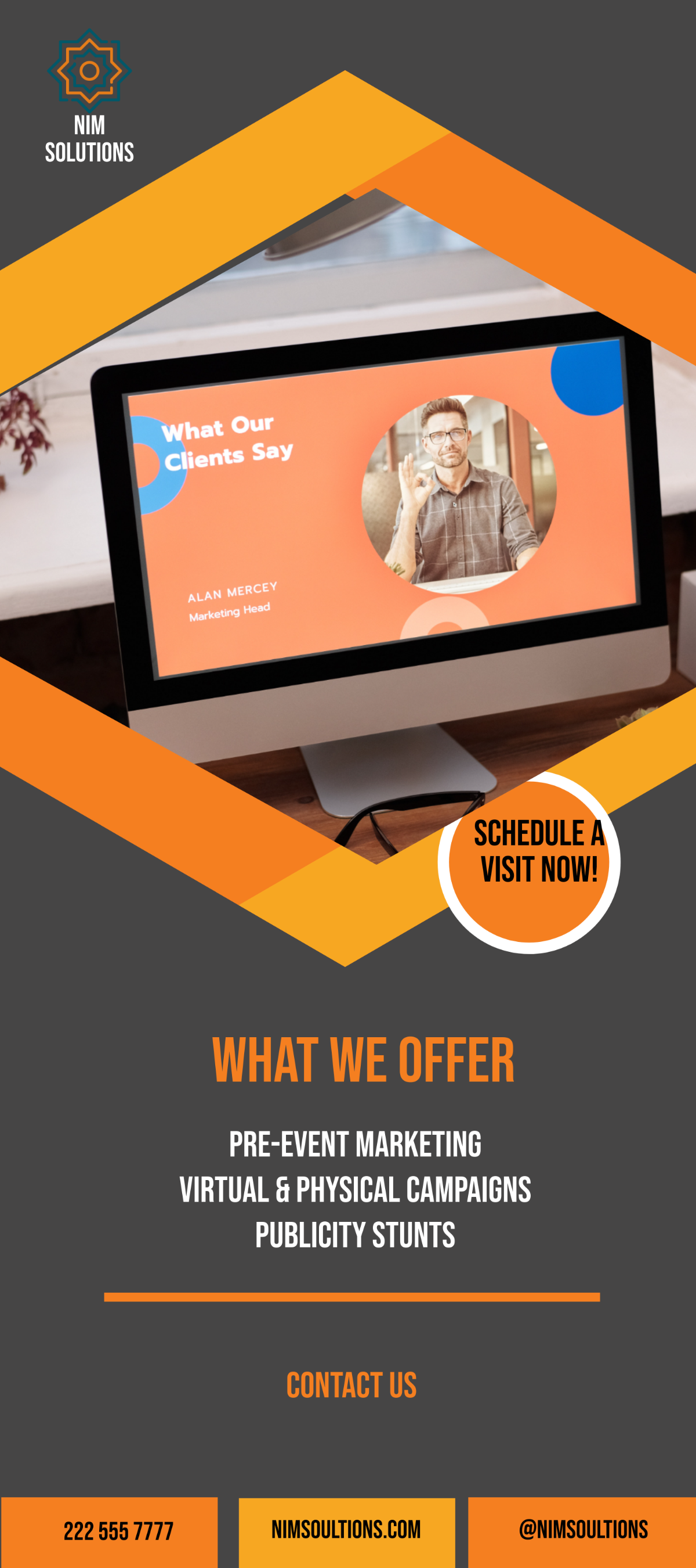 Free Event Promotion Rack Card Template