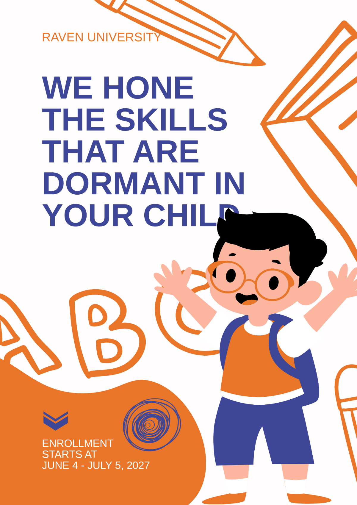 Free Academic Poster A3 Template