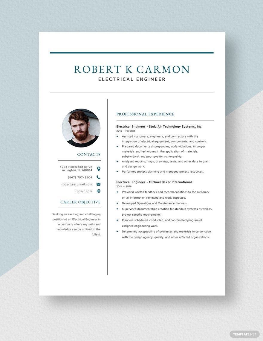 Sample Electrical Engineer Resume