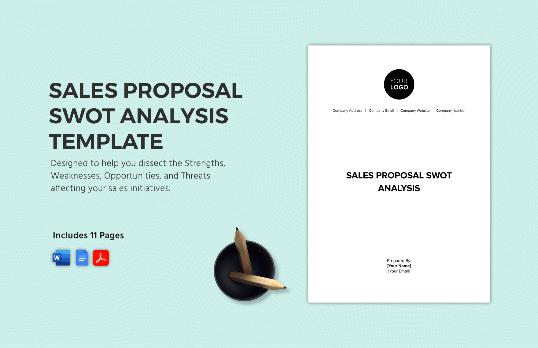 Sales Proposal SWOT Analysis Template