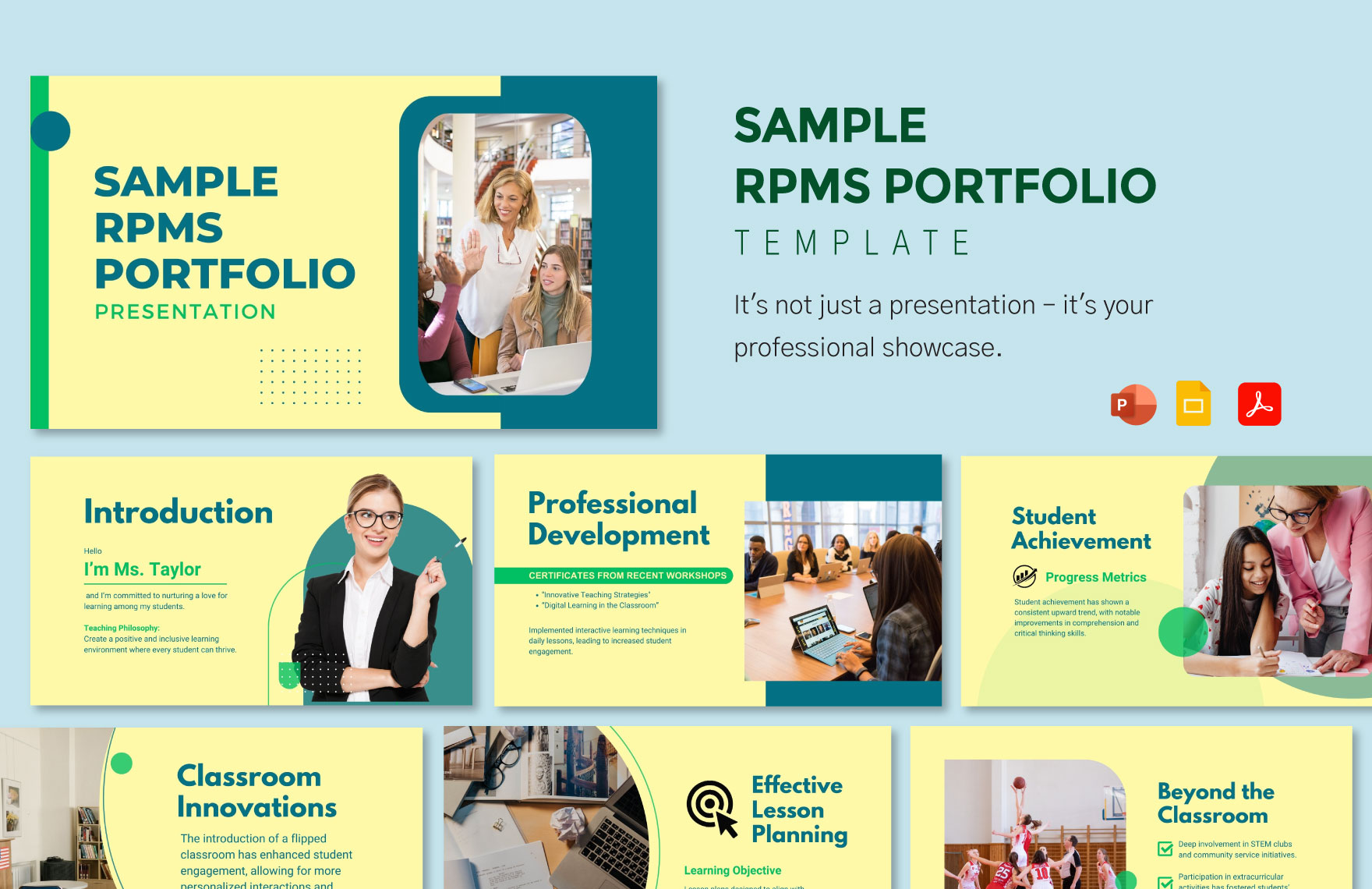 Sample RPMS Portfolio Template  in PDF, PowerPoint, Google Slides - Download | Template.net