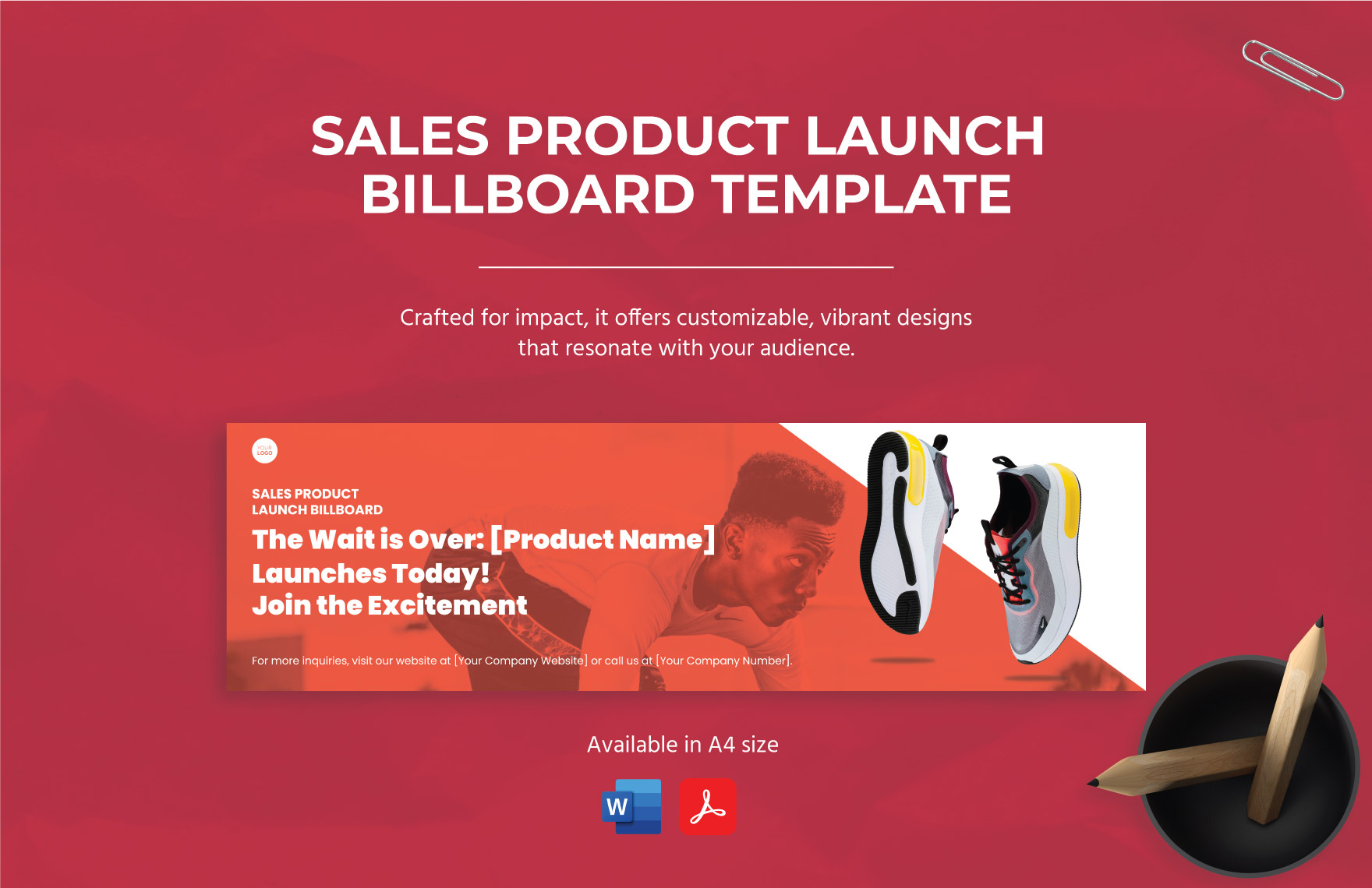 Sales Product Launch Billboard Template