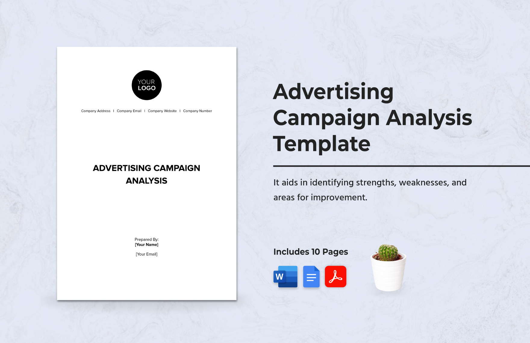 Advertising Campaign Analysis  Template