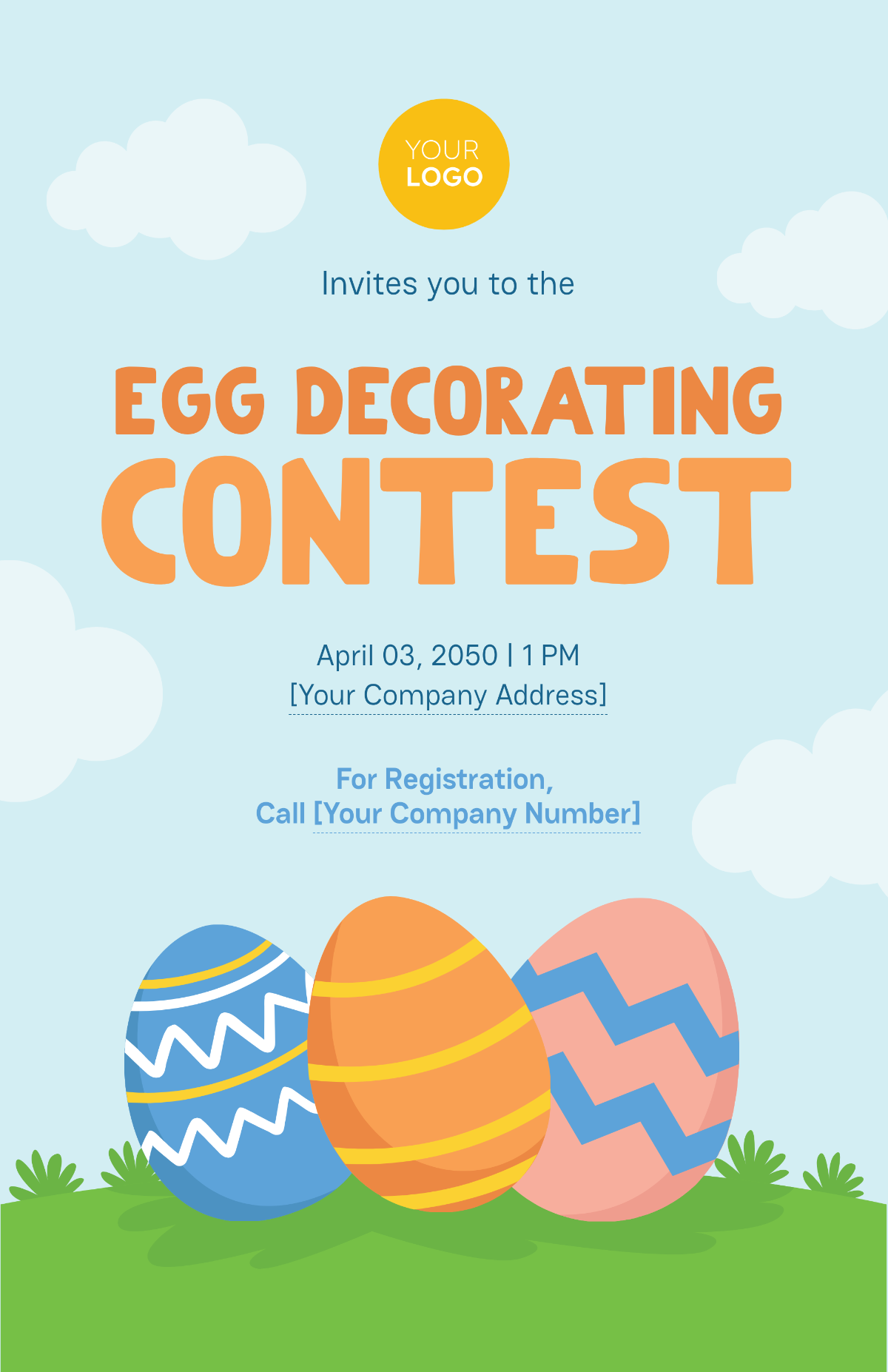 Free Easter Poster Template