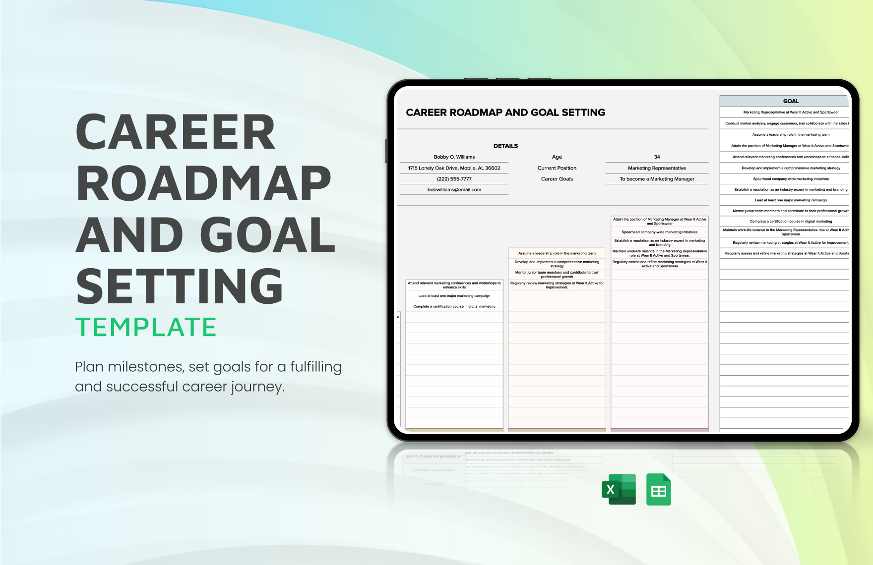 Career Roadmap and Goal Setting Template