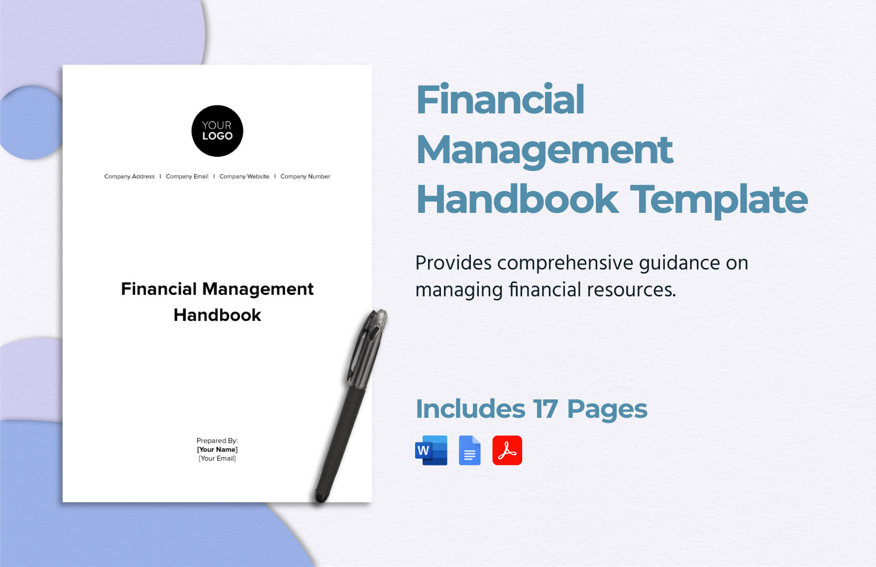 Financial Management Handbook Template