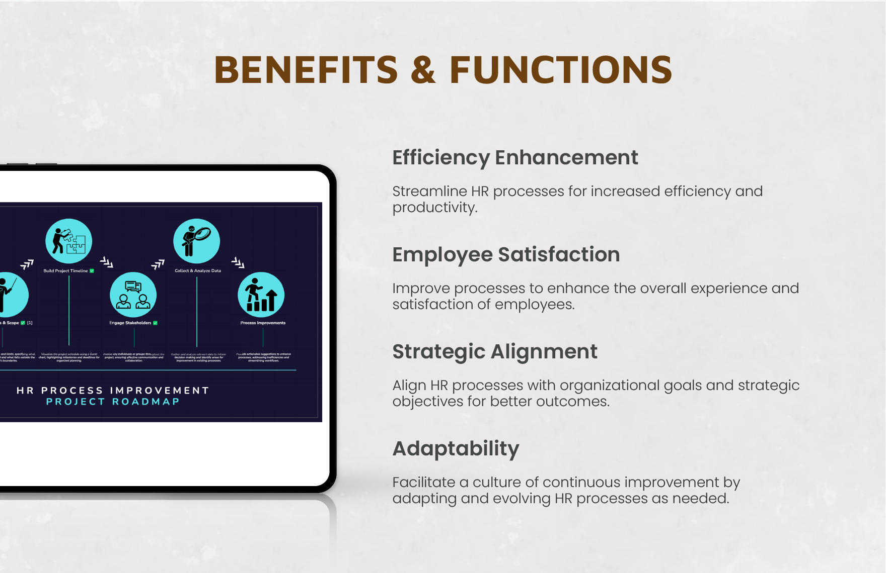 HR Process Improvement Project Roadmap Template