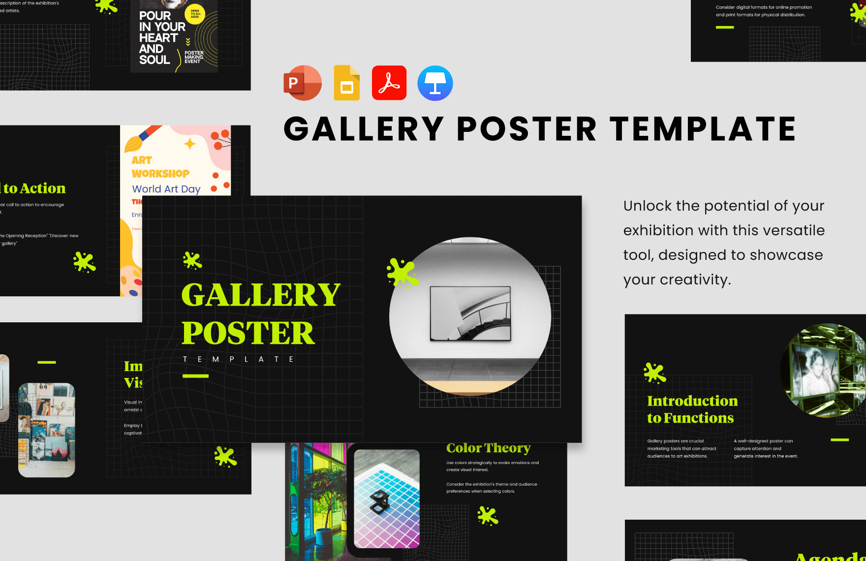 Gallery Poster Template in PPT, PDF, Google Slides, Apple Keynote - Download | Template.net