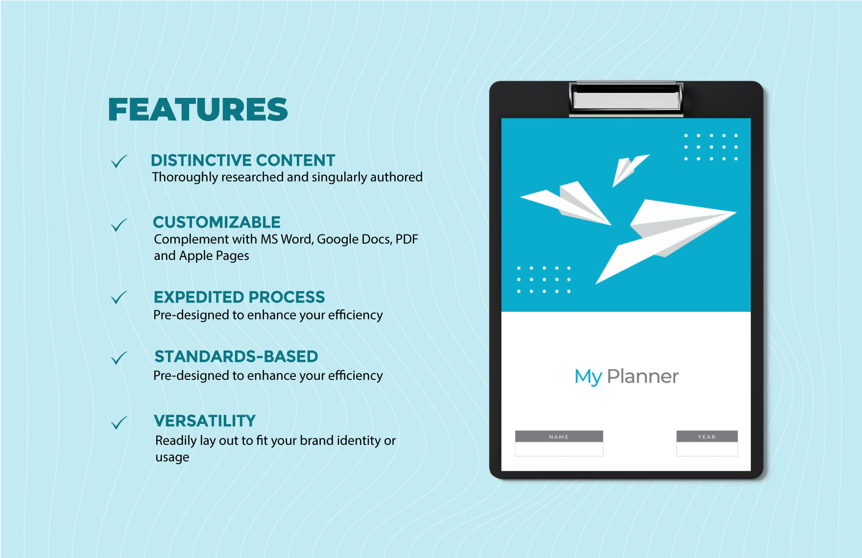Sample Planner Template