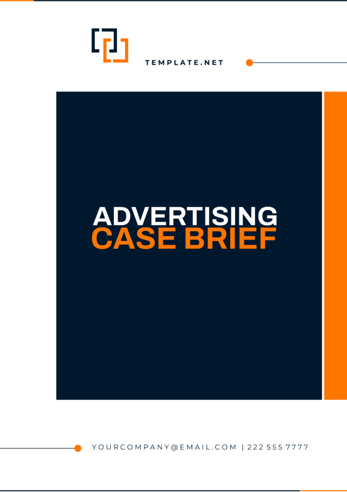 Free Advertising Case Brief Template to Edit Online