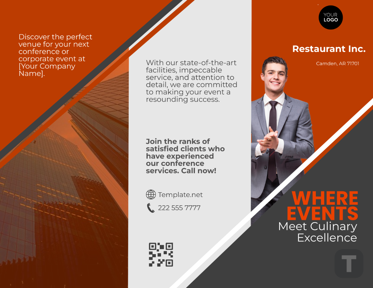 Free Conference Brochure Template to Edit Online