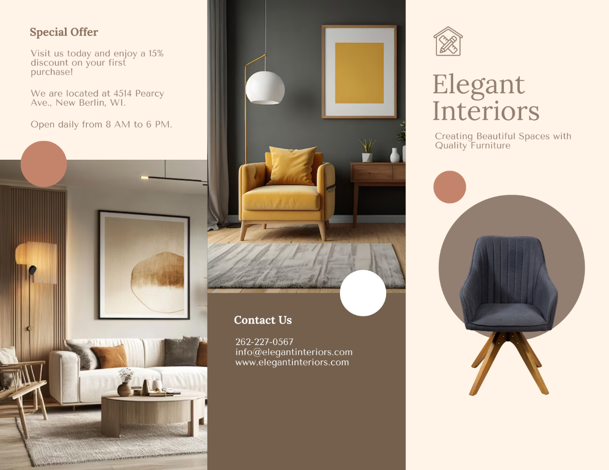 Free Professional Marketing Brochure Template to Edit Online