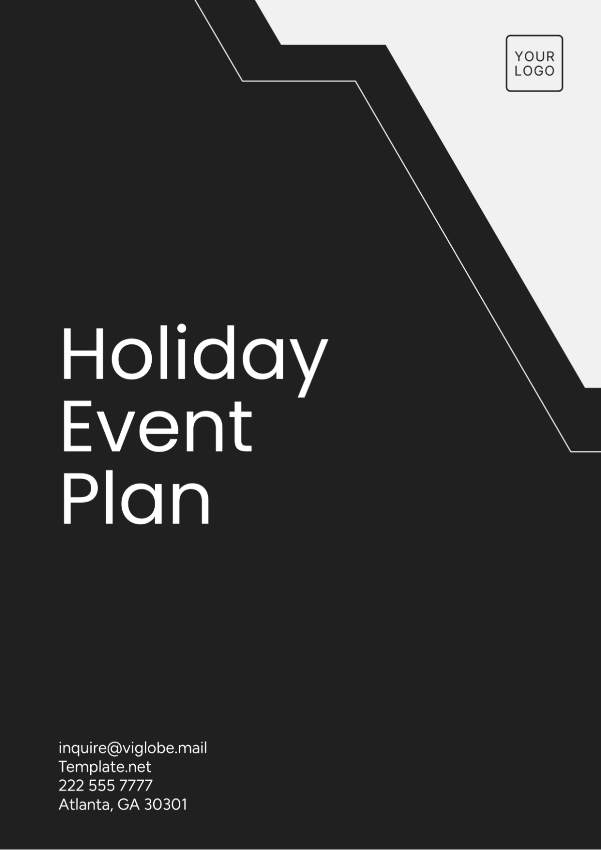 Free Holiday Event Plan Template to Edit Online