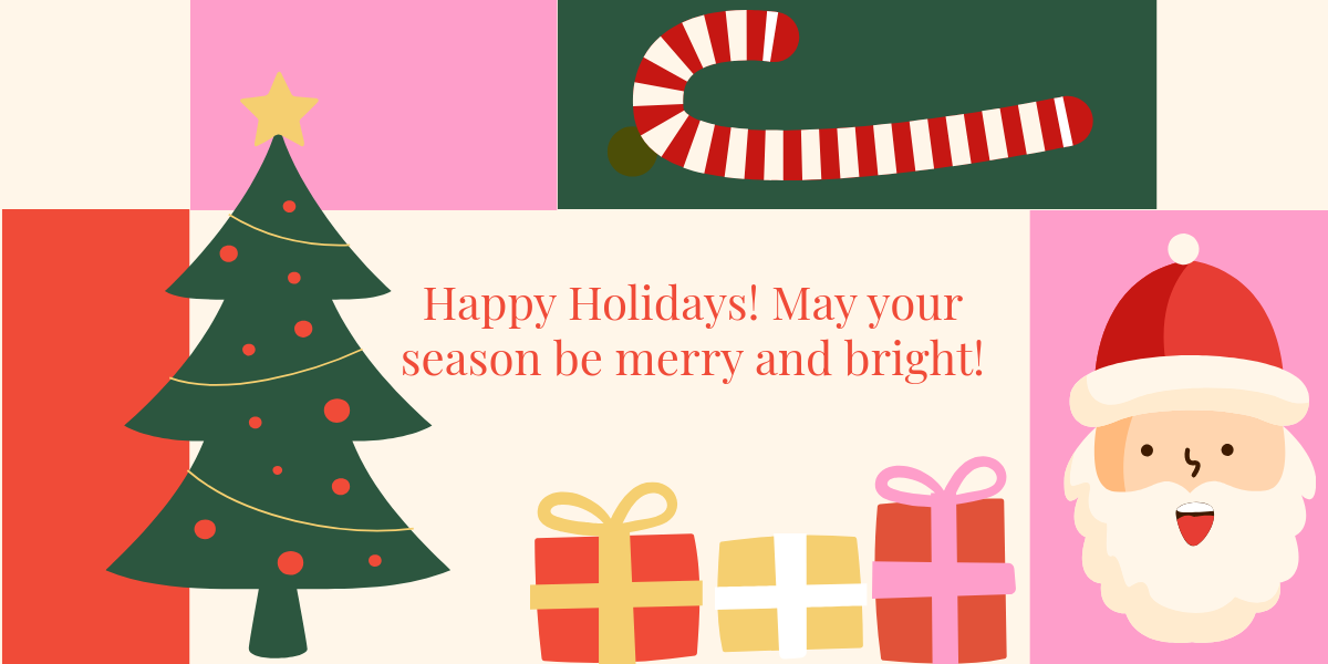 Free Happy Holidays Template to Edit Online
