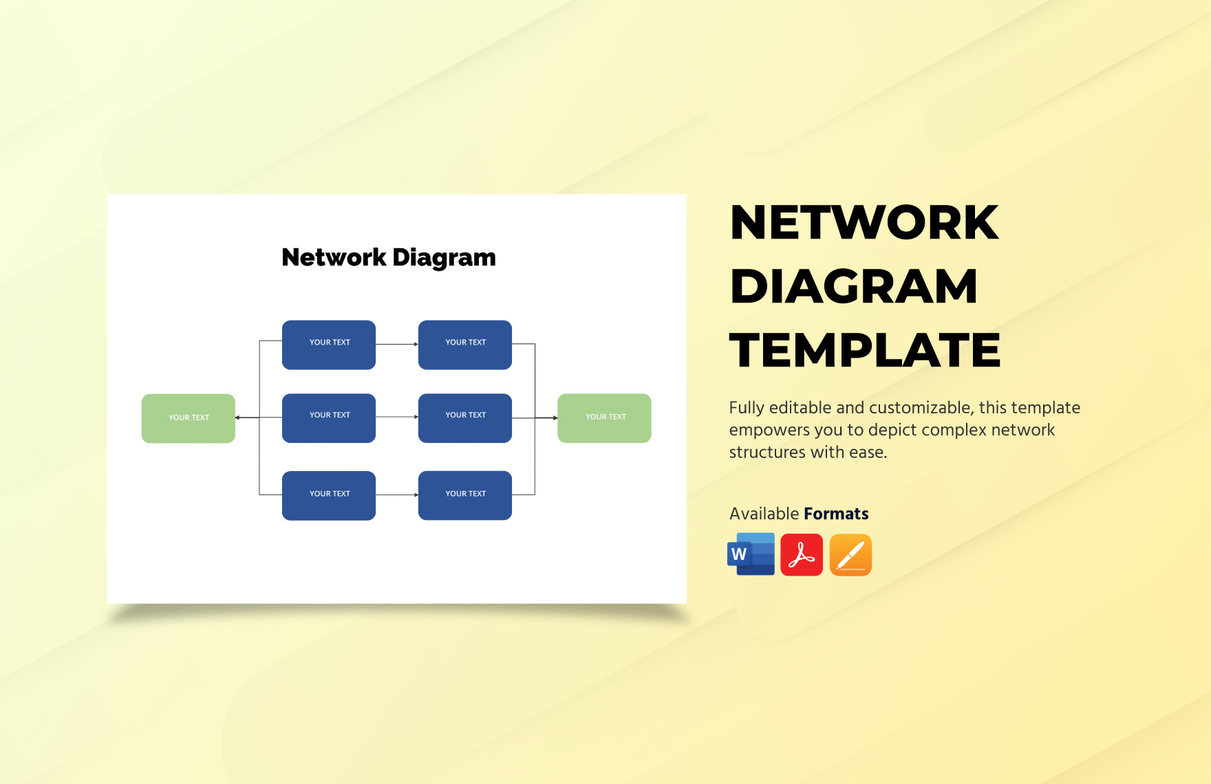 Network Diagram Template in Word, Pages, PDF - Download | Template.net