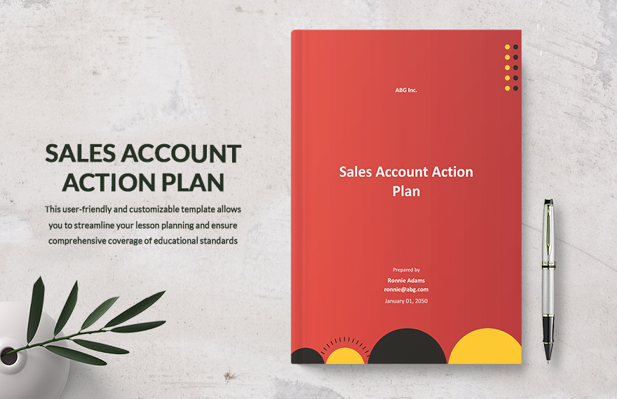 Sales Account Action Plan Template
