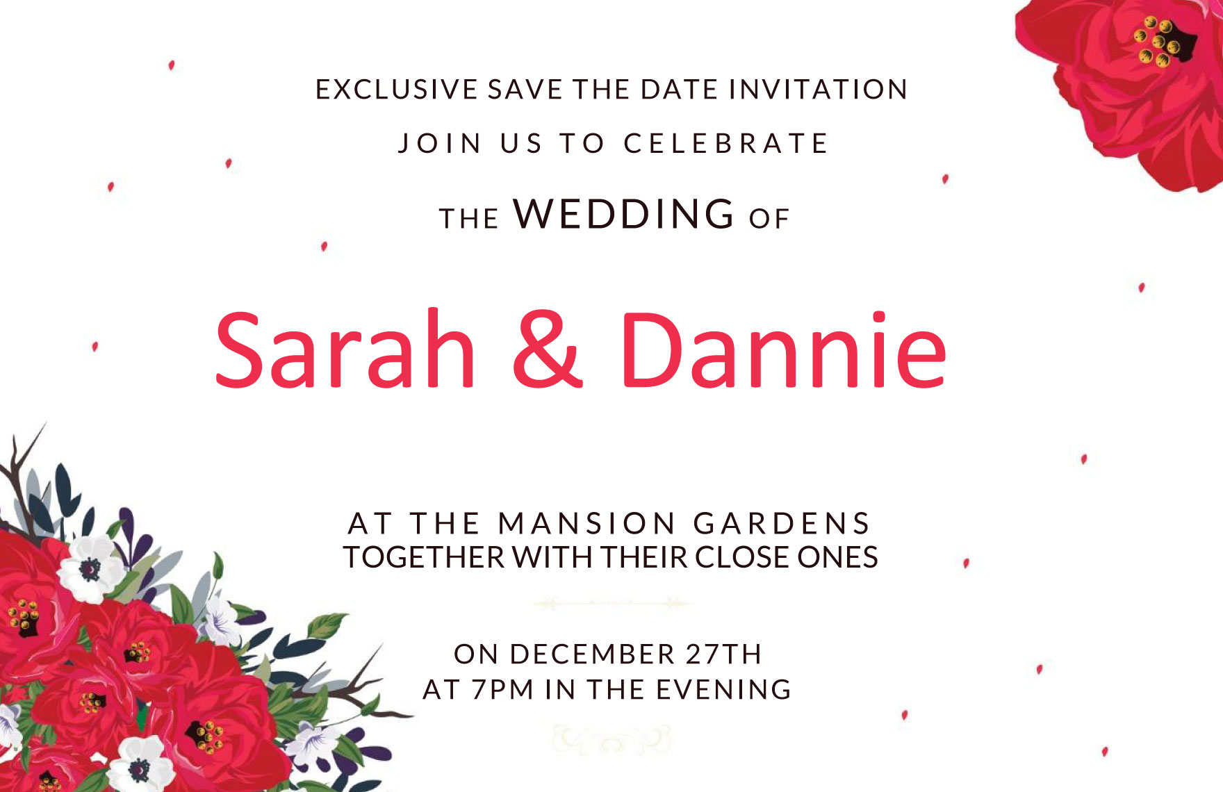Sample Wedding Invitation Card Template in PSD, Word, Publisher, Outlook - Download | Template.net