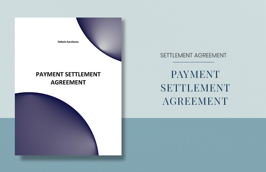 Simple Payment Settlement Agreement Template